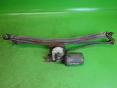 Front wiper linkage and motor