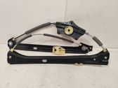 Front window lifting mechanism without motor