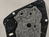 Rear window lifting mechanism without motor