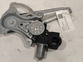 Rear window lifting mechanism without motor
