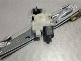 Rear window lifting mechanism without motor