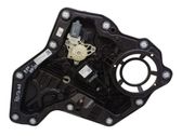 Rear door window regulator with motor