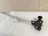 Rear door window regulator with motor