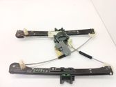 Rear door window regulator with motor