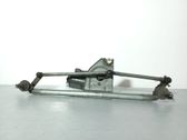 Front wiper linkage and motor