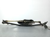 Front wiper linkage and motor