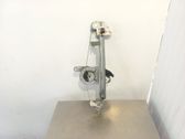 Rear door window regulator with motor