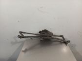 Front wiper linkage and motor