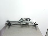 Front wiper linkage and motor