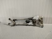 Front wiper linkage and motor