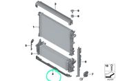 Pannello di fondo di supporto del radiatore