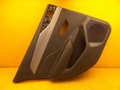 Rear door card panel trim