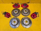 Brake discs and calipers set