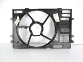 Radiator cooling fan shroud