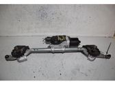 Front wiper linkage and motor
