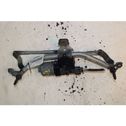 Front wiper linkage and motor