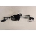 Front wiper linkage and motor