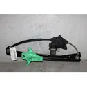 Rear door window regulator with motor