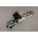 Rear door window regulator with motor