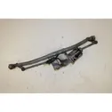 Front wiper linkage and motor