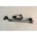 Front wiper linkage and motor