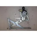 Rear door window regulator with motor