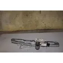 Rear door window regulator with motor