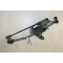 Front wiper linkage and motor