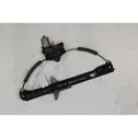 Rear door window regulator with motor