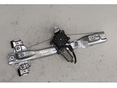 Rear door window regulator with motor