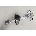 Rear door window regulator with motor