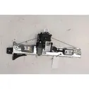 Rear door window regulator with motor