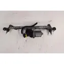 Front wiper linkage and motor