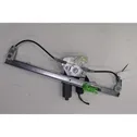 Rear door window regulator with motor