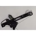 Rear door window regulator with motor