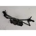 Front wiper linkage and motor