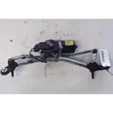 Front wiper linkage and motor