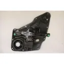 Rear door window regulator with motor