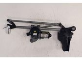 Front wiper linkage and motor