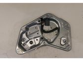 Rear door window regulator with motor