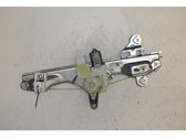 Rear door window regulator with motor