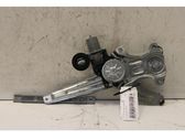 Rear door window regulator with motor