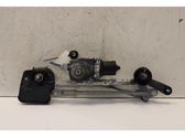 Front wiper linkage and motor