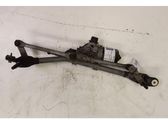 Front wiper linkage and motor