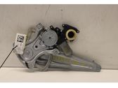 Rear door window regulator with motor