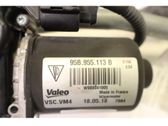 Front wiper linkage and motor