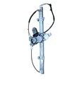 Front door window regulator with motor