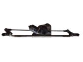 Front wiper linkage and motor