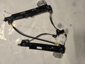 Rear door window regulator with motor