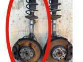 Front shock absorber with coil spring